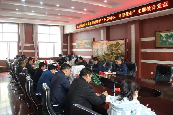 隴運(yùn)集團(tuán)公司召開(kāi)“不忘初心、牢記使命”主題教育專題黨課